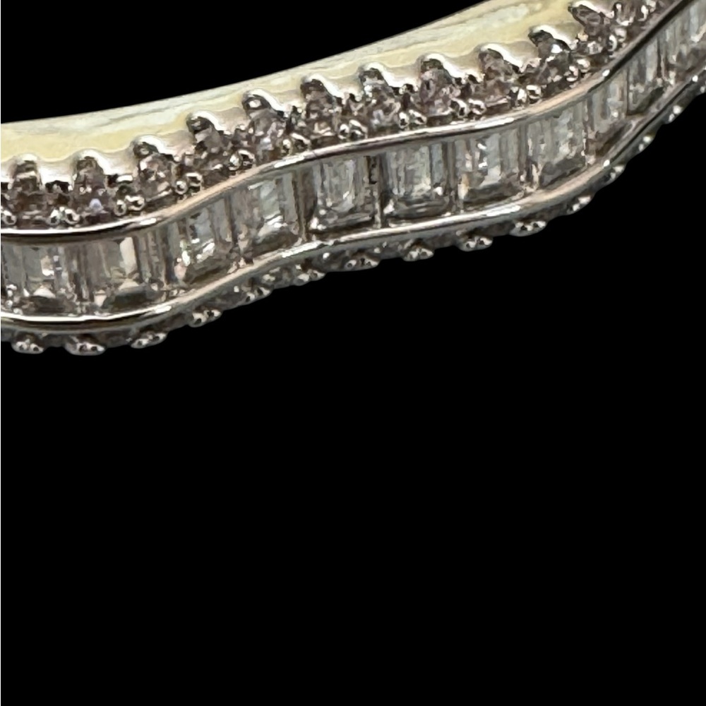 Elegant Silver Bangle Bracelet S925 cuff bracelet - Picture 4 of 5